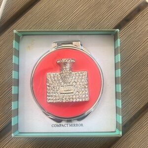 Rhinestone pocket mirror